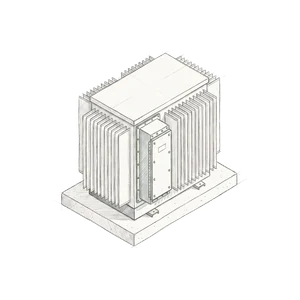 Pad-mounted medium-voltage transformer