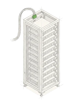 HVDC power rack