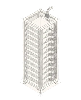 AI data center rack