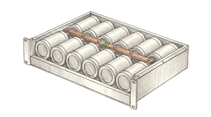 Supercapacitor shelf